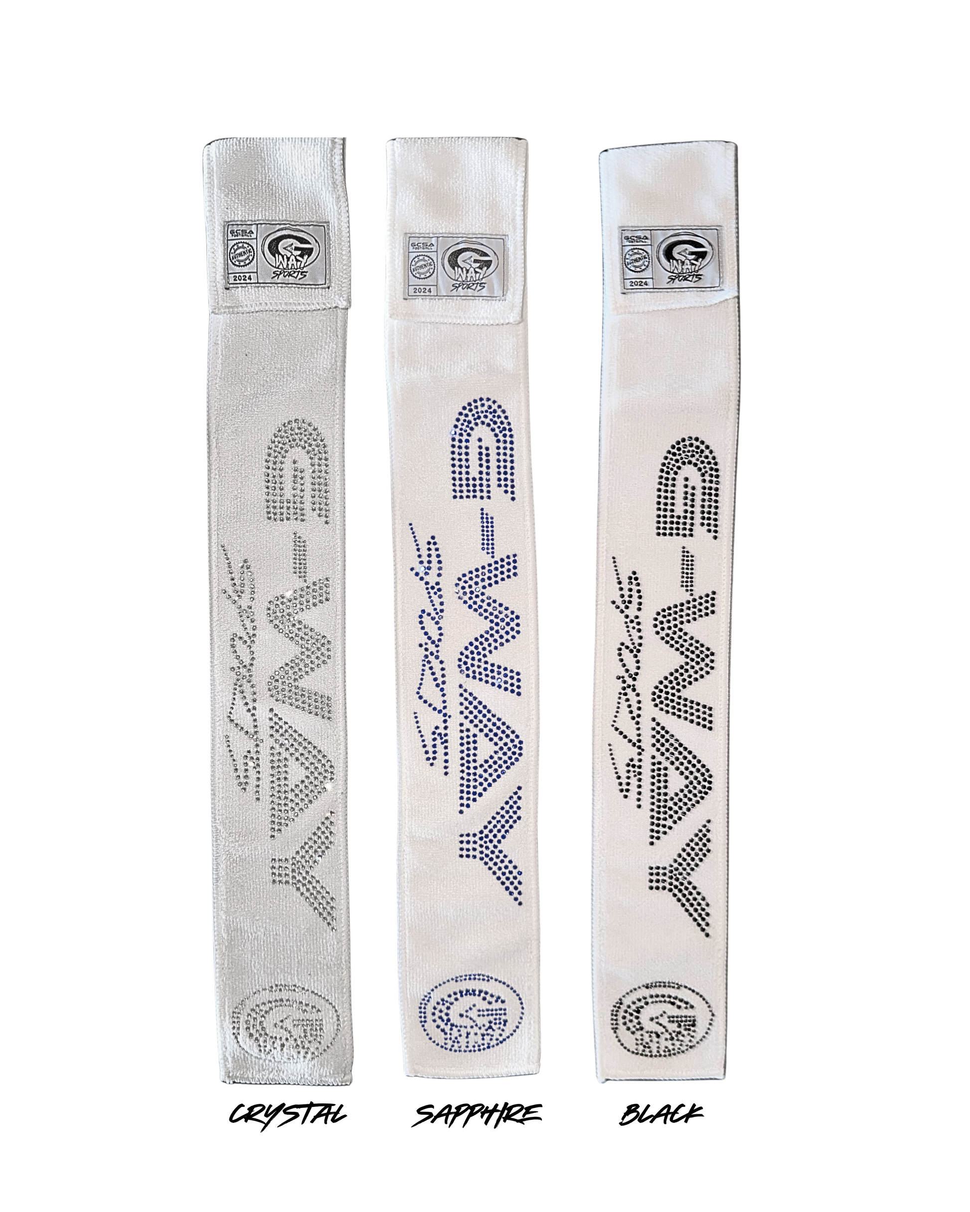 White Rhinestone Towel