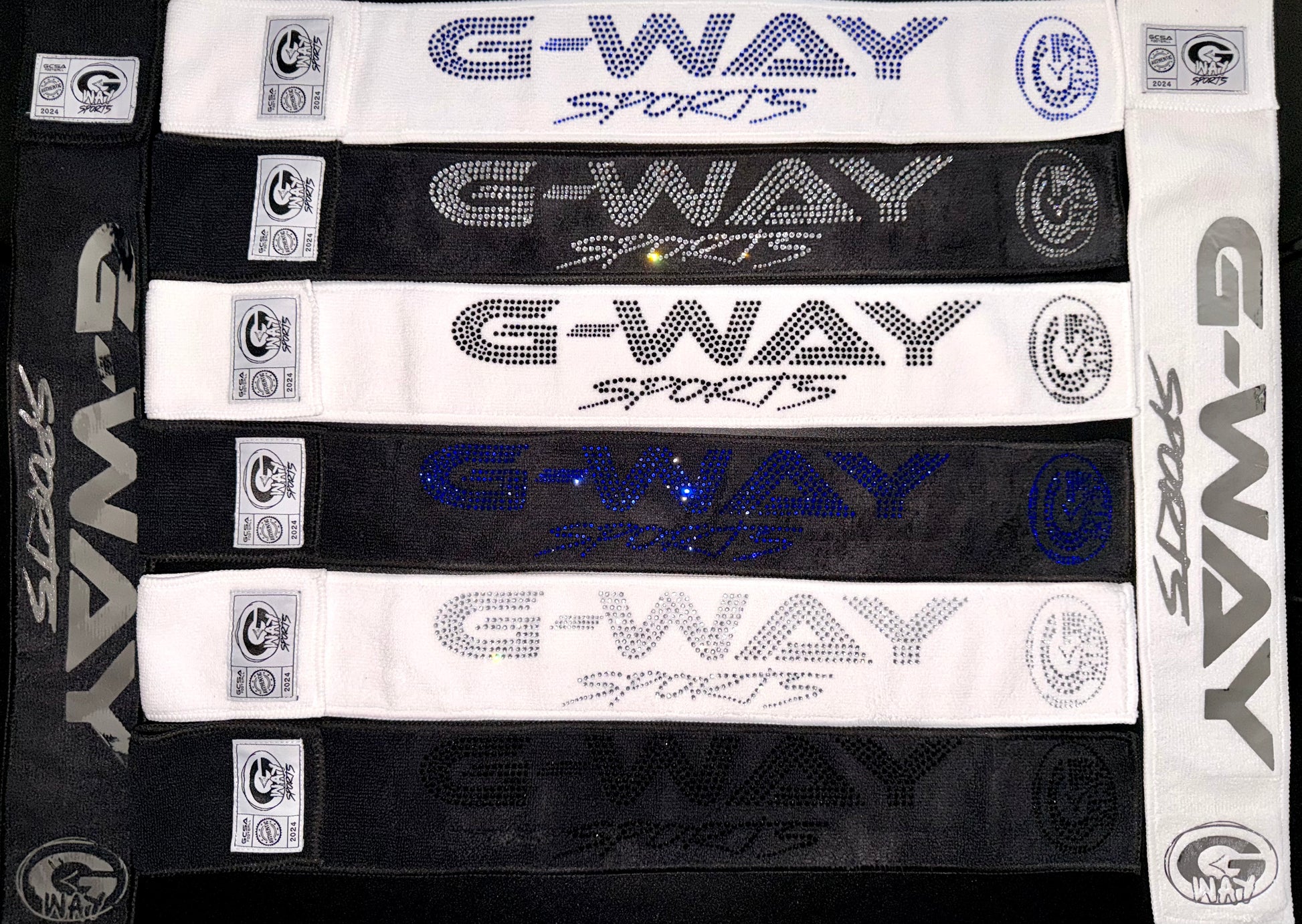 White Rhinestone Towel