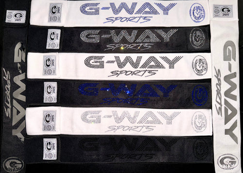 Black Rhinestone Towel