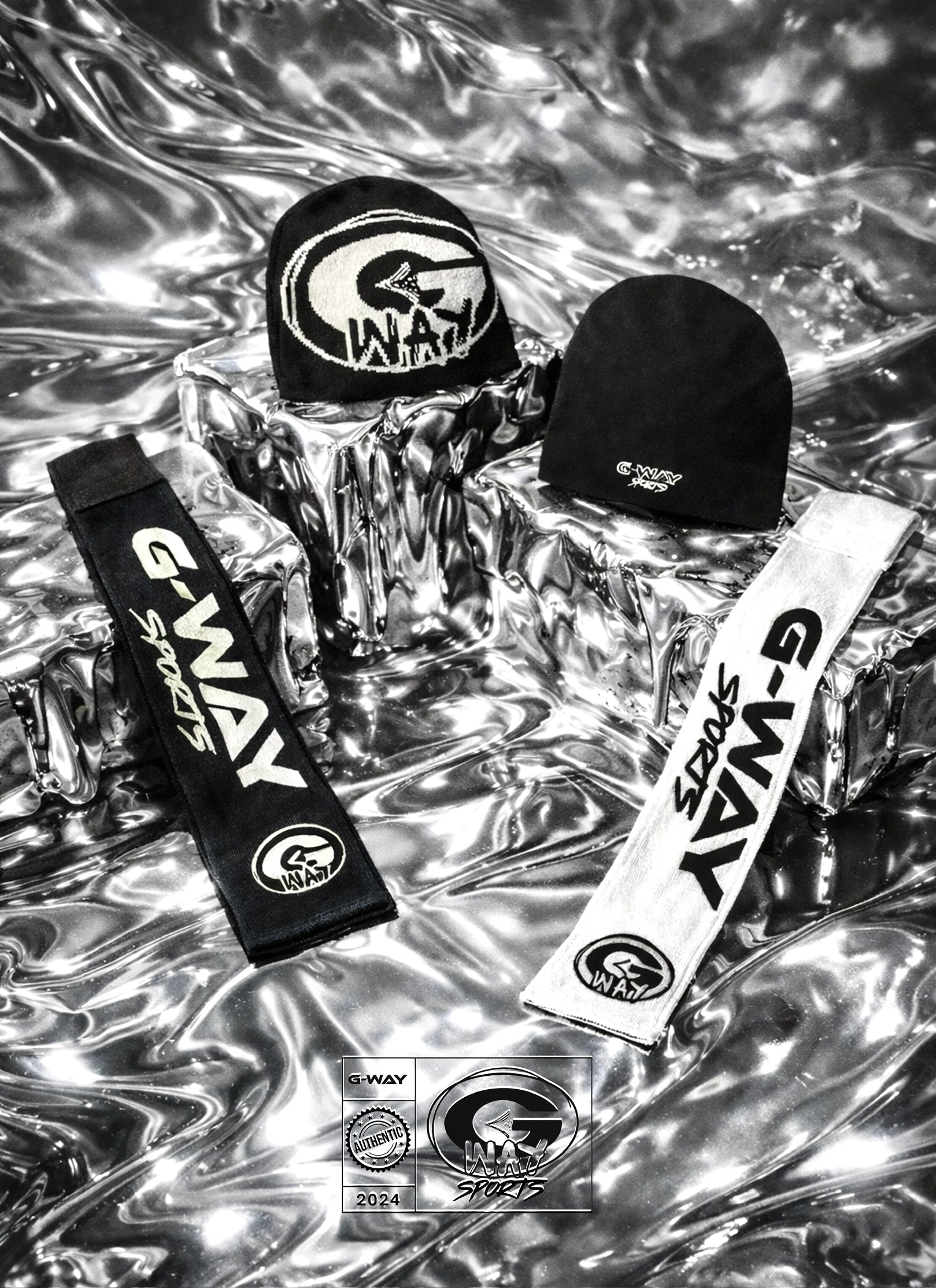 Liquid Chrome Streamer Towel